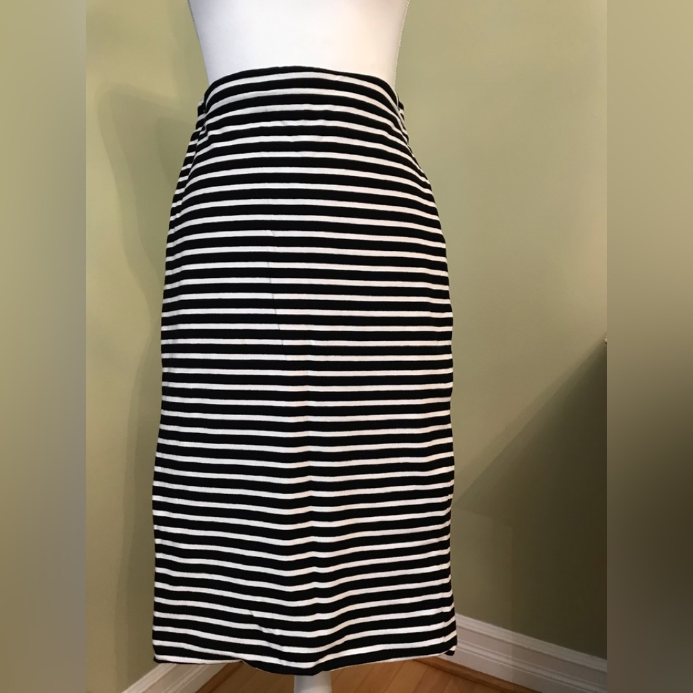🟠 H&M Women’s Jersey Midi Pencil Lined Skirt, S